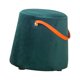 thumbnail image 1 of Taburete pequeño con reposapiés y escalón de madera maciza con asa de transporte, resistente Verde oscuro, 1 of 9