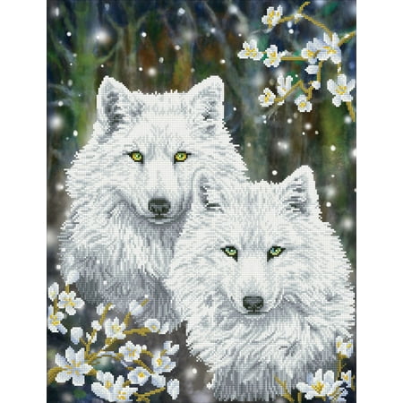 UPC: 4895225912520 | DIAMOND DOTZ® Winter Wolves Diamond Painting Kit