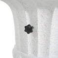 thumbnail image 6 of Christopher Knight Home MGO Outdoor Umbrella Base, Sand-Filled, Patio Side Table with White Marble Finish, 6 of 11