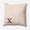 Cranberry, variant on Simply Daisy 16" x 16" Modern Monogram Indoor/Outdoor Polyester Throw Pillow, Cranberry
