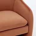 thumbnail image 6 of New Pacific Direct Zella 19.5" Velvet Fabric Accent Arm Chair - Alamo Terracotta, 6 of 9