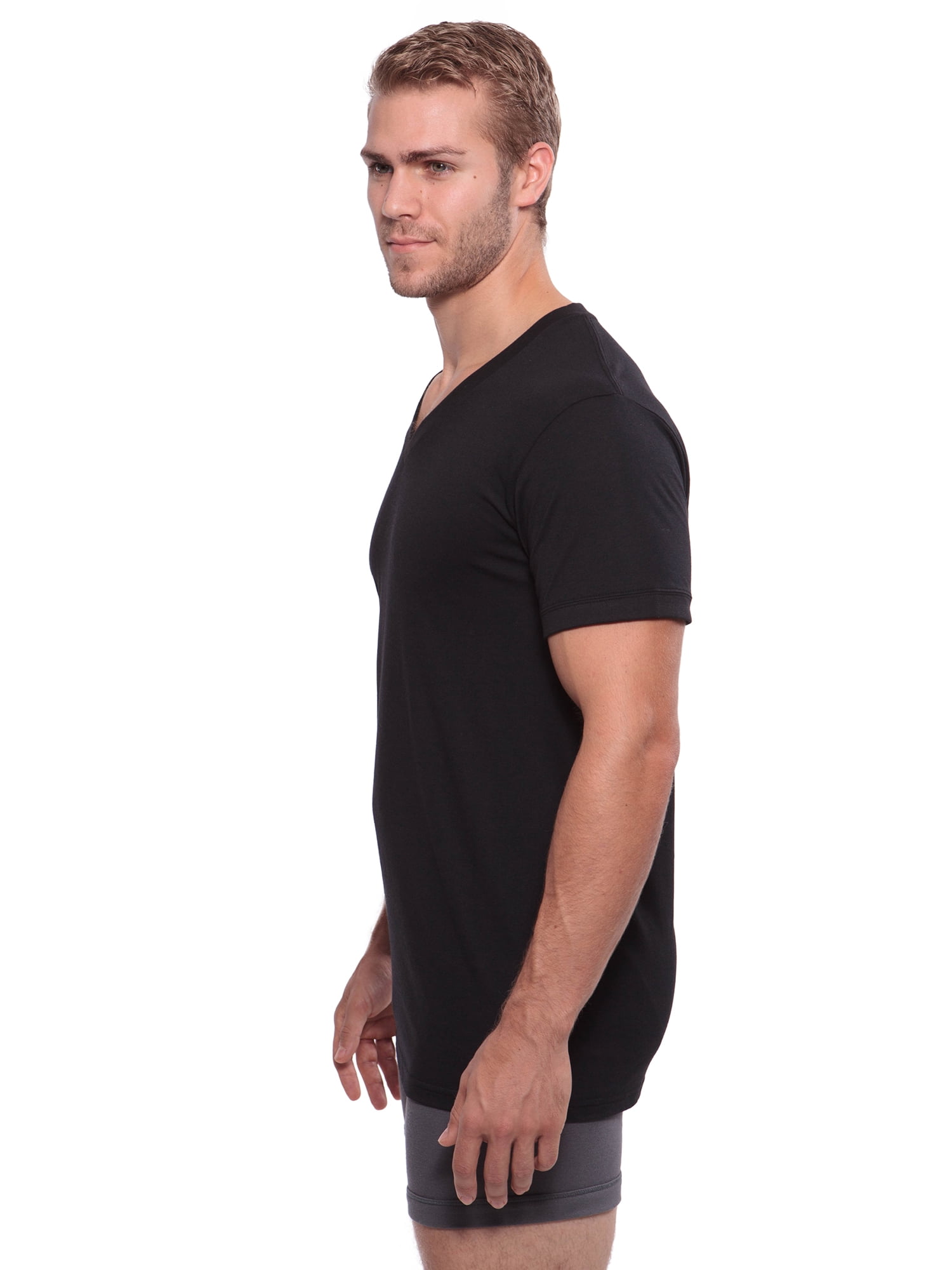 V-Neck Undershirts in Bamboo Viscose 