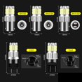 thumbnail image 4 of jinwen Car Flashing Strobe Tail Brake Lights Bulbs Replacement with Lens Projector for Red BAY15D, 4 of 9