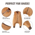 thumbnail image 3 of Saco de dormir integrado de doble capa Laklulu Soft para niños, 3 of 5
