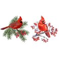 thumbnail image 1 of Lot De 2 Torchons Suédois Winter Cardinal, 1 of 3