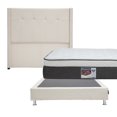 thumbnail image 1 of Colchón Matrimonial + Box Dolum + Cabecera Toledo Spring Air Dicasa United, 1 of 8