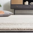thumbnail image 4 of SAFAVIEH Jade Jermaine Striped Polyester Area Rug, Ivory/Beige Black, 8' x 10', 4 of 7