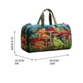 thumbnail image 2 of Boho Embroidered Travel Bag, Hand-Embroidered Weekend Duffle Bag with Adjustable Strap, Spacious Gym Tote for Short Trips Daily Commute, 2 of 6
