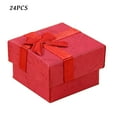 thumbnail image 3 of Qarigey Caja de regalo de 24 uds, bolsa de dulces de Chocolates personalizada, caja de joyería para pendientes, cajas de Navidad para bodas y bebés, Ropa, zapatos y accesorios Miscelánea Rojo Qarigey AP000572-01, 3 of 5