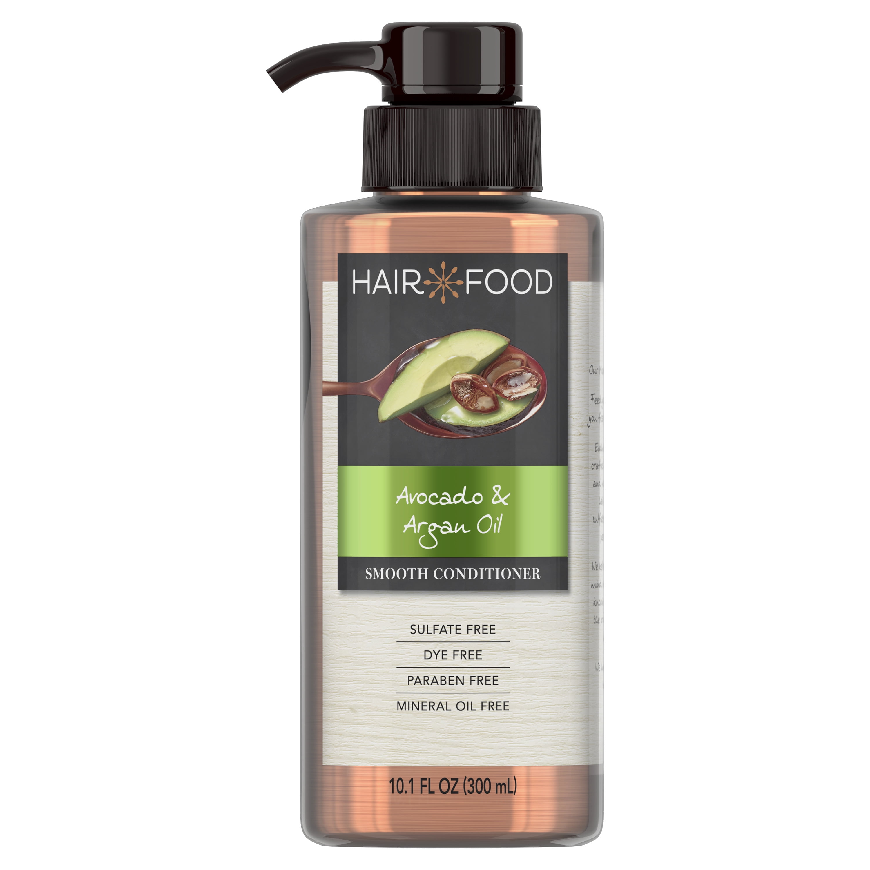 Hair Food Smooth Conditioner, Avocado Argan Oil, Sulfate Free, 10.1 fl