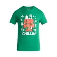 thumbnail image 5 of Snoopy Chillin Men's and Big Men's Christmas Graphic Tee, Sizes XS-3XL, 5 of 5