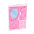 thumbnail image 1 of Armario para muñecas, gabinete de almacenamiento rosa, muebles para muñecas, armario para muñecas, rendimiento inigualable, 1 of 8