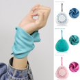 thumbnail image 2 of 1 Set Serviette de Refroidissement avec Manchon en Silicone Absorbant la Transpiration Séchage Rapide Chiffon d'Essuyage Portable Réutilisable Femmes Hommes Yoga Sport, 2 of 10