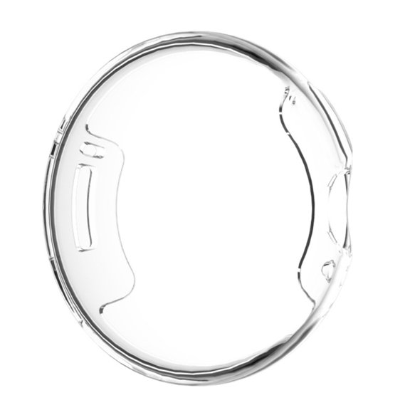 Soft Clear Frame Housing Glass Cover Film Cases Compatible for Pixel Smartwatch Screen Bumper-Shell Protector-Shockproof