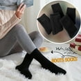 thumbnail image 6 of Merino Wool Socks Thermal Warm Winter Thick Hiking Boot Cozy Crew Cabin Comfy for Womens Ladies Work Socks 5 Pack, 6 of 7