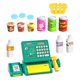 thumbnail image 2 of Juego de simulación de caja registradora de juguete con calculadora, juego de comestibles, juego de comida, regalos preescolares para niños pequeños, Dinosaurio, 2 of 8