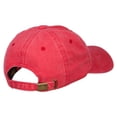 thumbnail image 4 of Shark Shape Embroidered Washed Cotton Cap - Red OSFM, 4 of 5