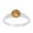Citrine, variant on 4mm Round Shape Labradorite 925 Sterling Silver Three Stone Solitaire Women Wedding Ring