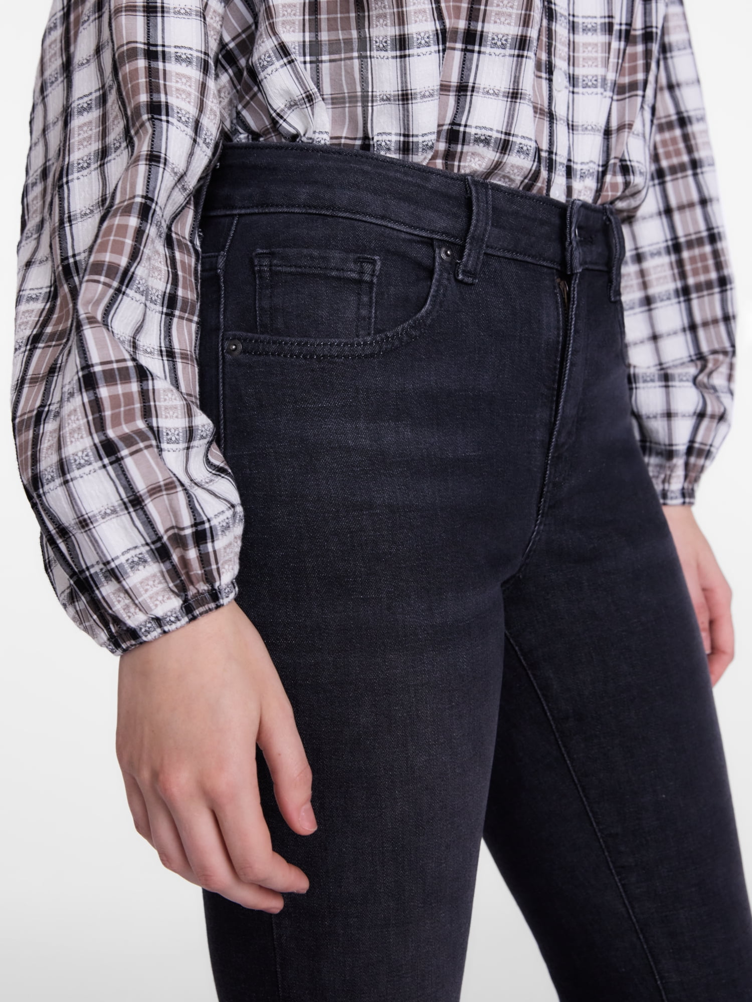 Scenario Women's Mid Rise Bootcut Jeans, Sizes 0-20, 0S-20S, 4L-14L