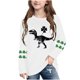 thumbnail image 1 of Blusas y camisas de manga larga con cuello redondo, moda del Día de San Patricio, blusa informal con estampado bonito de manga larga para niños y niñas., 1 of 5