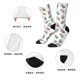 thumbnail image 5 of Fotbe Milk Tea Calcetas Largas con Estampado para Hombre y Mujer – Calcetas de Compresión Transpirables y Elásticas, Viajar y Uso Diario Talla 5-11, 5 of 6