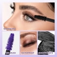 thumbnail image 2 of SDOHIG 5D Waterproof Fiber Mascara, Brown, Thick Curling and Volumizing, Longwear Defining Lashes, Opposite Caking, Flake-Free, for Women, 15g, 2 of 7