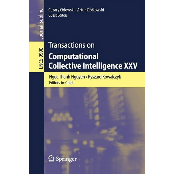 Transactions on Computational Collective Intelligence XXV, (Paperback)