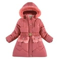 thumbnail image 2 of Wancir Girl Winter Dress Coats Hooded Fleece Jacket Warm Outwear Waterproof Heavy Parka, 2 of 4