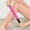Hot Pink, variant on KCGYNP Gear Massage Stick,Fascia Roller Muscle Recovery Tool,Yoga Deep Tissue Relaxation,Plastic Shaft