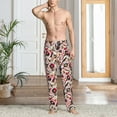 thumbnail image 2 of Hirioo Guitar Skull rock for Men's PJ Pajama Pants Sleep Pants Men's Home Trousers with Pockets,S-3XL-3X-Large, 2 of 6