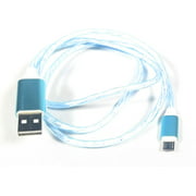 Quiet Bay LED Illuminated Micro-USB Data/Charging Cables (Blue)