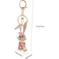 thumbnail image 3 of SURJDE 2pcs Bunny Keychain Key Rings for Car Keys Purse Key Chain for Wallet Baby Pendant Rhinestones, 3 of 7