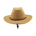 thumbnail image 4 of Cowboy Hat Photo Props Sun Hat Cowgirl Hats for Performance Party Engagement Light Brown, 4 of 9