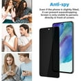 thumbnail image 2 of ZYQEEE 2 Pack Privacy Screen Protector for Samsung Galaxy S21 FE 6.4", Anti-Spy Tempered Glass, Bubble-Free, Easy Install, 2 of 11