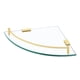 thumbnail image 1 of Estante Esquinero KES BGS2101A-BZ para Baño de Vidrio Templado Dorado, 1 of 9