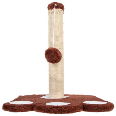 Beatrise Angled Cat Scratching Post with Perch - Walmart.com