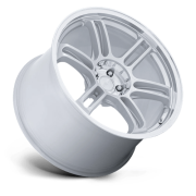 18x10.5 Rotiform RC209 RPS Matte Silver W/ Diamond Cut Lip Wheel 5x120 (35mm)