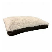 Open Box Aspen Pet 36x27" Faux Leather Gusset Pillow Pet Bed Removeable Cover