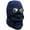 Navy Blue, variant on Deago Trooper Trapper Hat Winter Windproof Ski Hat with Glasses and Mask Warm Hunting Hats for Men Women (Black)