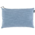 thumbnail image 2 of SAFAVIEH Idalena Solid Pillow, 18" x 18", Blue Grey, 2 of 5