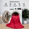 thumbnail image 4 of Waterproof Mattress Protector Full Size, Cooling Bed Cover, Noiseless Red Soft Quilted Pad with 6-21" Deep Pocket, Cooling Breathable Protection for Home Bedroom, 4 of 8
