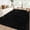 Black, variant on Nanan Fluffy Area Rug 10'x13' Soft Shaggy Carpet for Living Room Bedroom Home Decor, Navy Blue