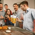 thumbnail image 2 of Funny Double Layer Fake Beer Mug, Realistic Prank Cup for Parties & Bars (400ml), 2 of 6