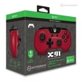 thumbnail image 2 of Manette câblée X91 pour Xbox One et Windows 10 d’Hyperkin – Rouge, 2 of 3