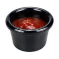 thumbnail image 2 of Vajilla creativa Vajilla Cafetería Bar de ocio Taza de salsa de melamina negra Taza de salsa Tazón pequeño, 2 of 4