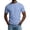 Light Blue, variant on LTTVQM Shirt for Men - Short Sleeve Crew Neck Soft Fitted Elastic Tees Fresh Summer Spring Classic Fit Tshirts Color 8 Navy 3XL
