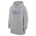 thumbnail image 2 of Women's G-III 4Her by Carl Banks  Gray Kansas City Royals Dot Print Pullover Hoodie, 2 of 3
