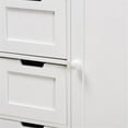 thumbnail image 6 of Bowery Hill White Finished Wood 4-Drawer Bathroom Storage Cabinet, 6 of 10