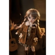 BJD Doll 1/6 Ophelia B Student Preppy Autumn Plaid Skirt Cute Fullset Sphere Bjd Fairy Anime Figures