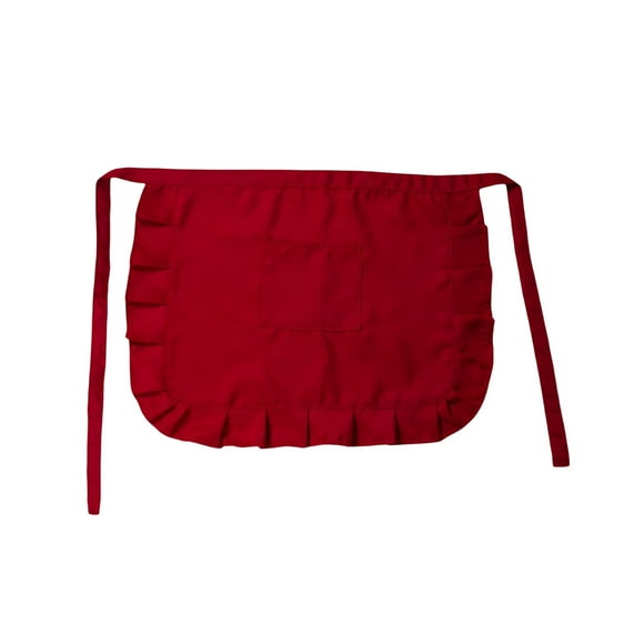 Delantal Color Sólido Yuarrent Traje de Sirvienta Moderna Medio Delantal Cintura Babero Type6 NO6